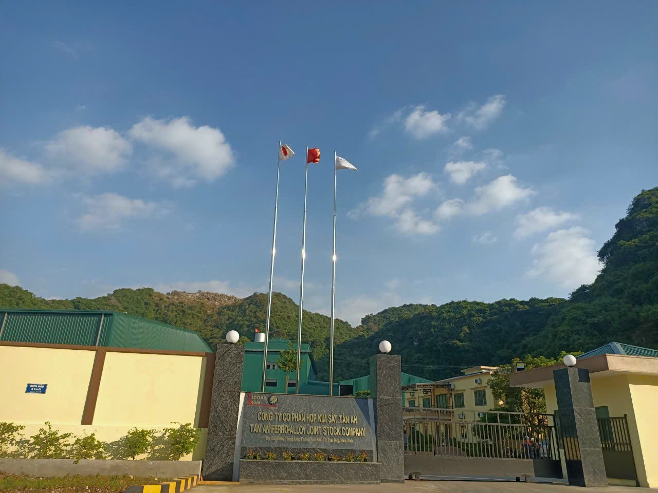 Công ty cổ phần hợp kim sắt Tân An - chi nhánh tại Ninh Bình